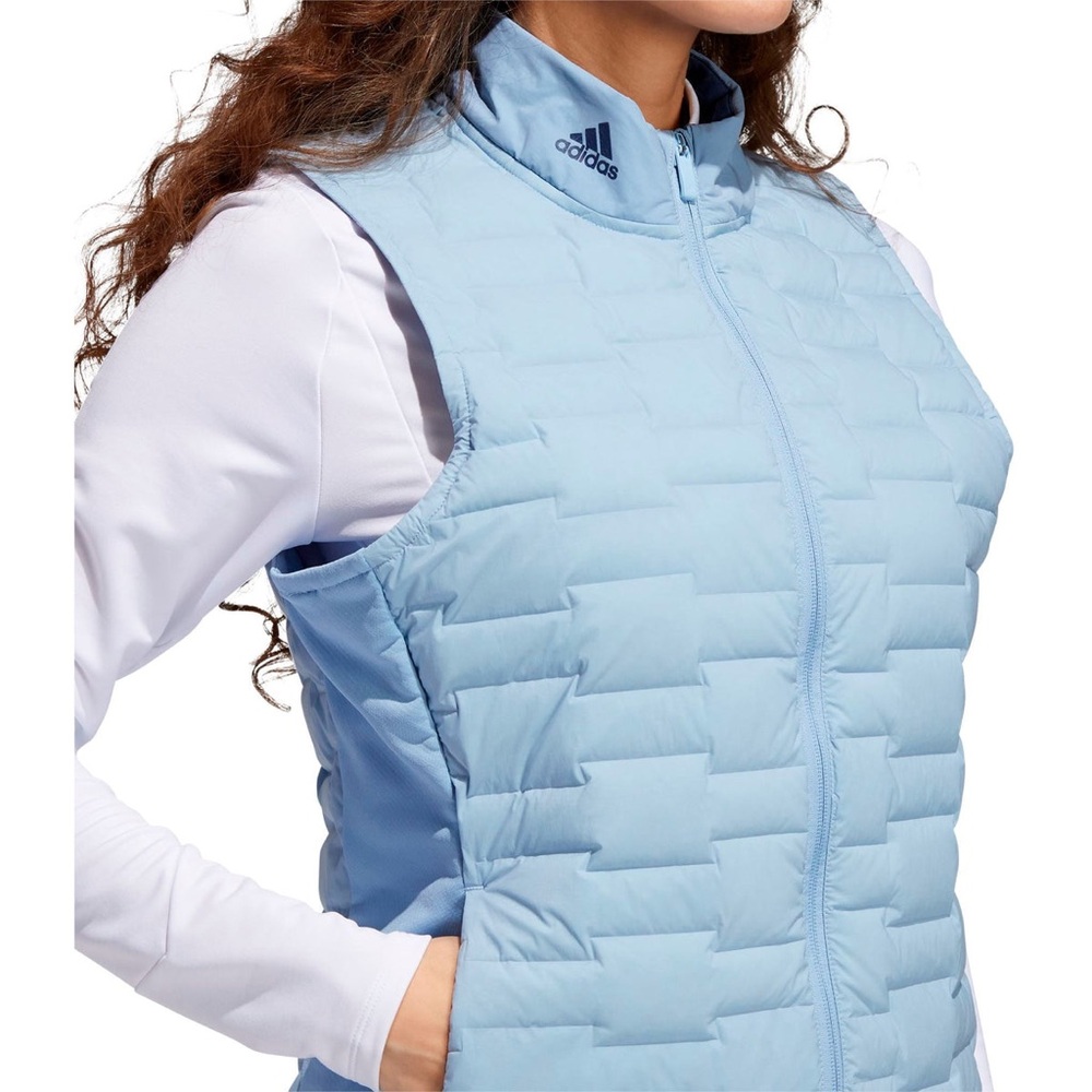 Adidas Women's Sky Blue Quilted Vest
